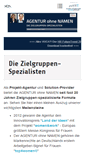 Mobile Screenshot of agenturohnenamen.de